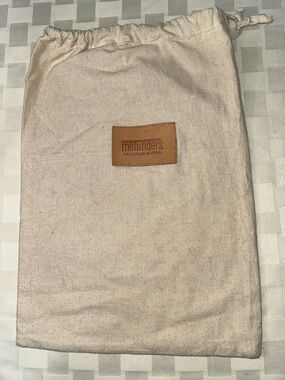 Mohinders Cream Cotton Drawstring Dust Bag